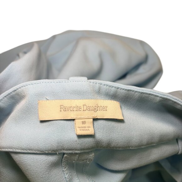 Favorite Daughter The Favorite Pant Sky Blue Wide Leg Trousers Size 10 - Picture 6 of 6